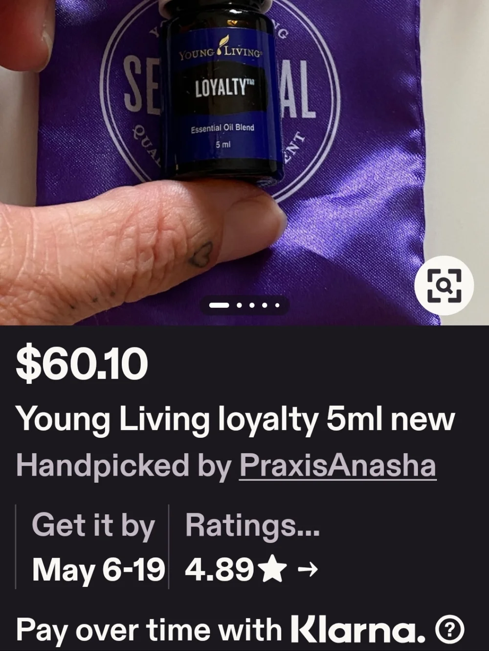 New Young Living Loyalty Essential Oil